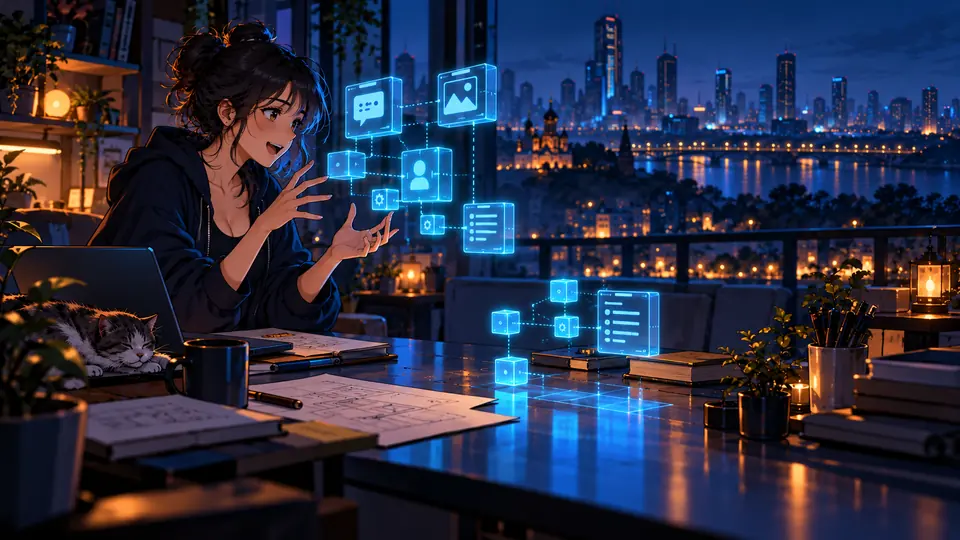 Original illustration for the topic: What is Vibe Coding and how to start